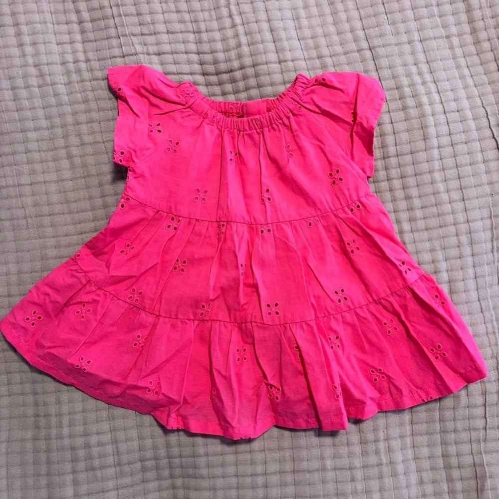 Carter's Pink Eyelet Casual Dress